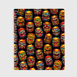 Тетрадь Monster burgers - pattern