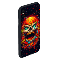 Чехол для iPhone XS Max матовый Monster burger - фото 2