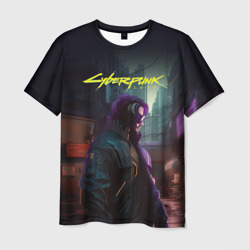 Cyberpunk 2077 - Keanu Reeves – Футболка с принтом купить со скидкой в -26%