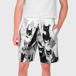 Мужские шорты 3D Абстрактные коты