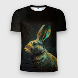 Мужская футболка 3D Slim Магический кролик