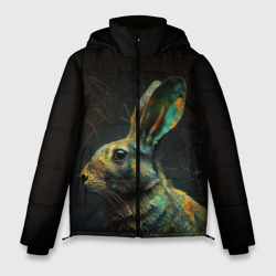 Мужская зимняя куртка 3D Магический кролик