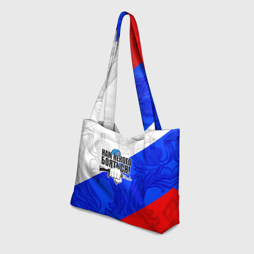Пляжная сумка 3D Нам некого бояться - Российский триколор - фото 3