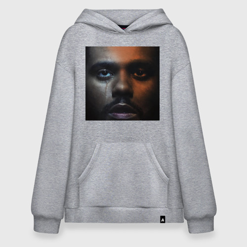 Худи SuperOversize хлопок My dear melancholy, цвет меланж