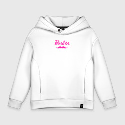 Детское худи Oversize хлопок Barbie барбер и усы