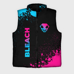 Мужской жилет утепленный 3D Bleach - neon gradient: надпись, символ