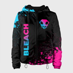 Женская куртка 3D Bleach - neon gradient: надпись, символ