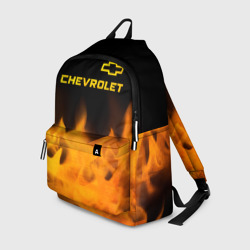 Рюкзак 3D Chevrolet - gold gradient: символ сверху