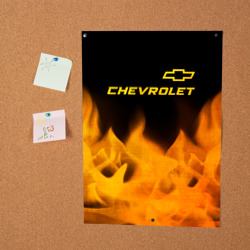 Постер Chevrolet - gold gradient: символ сверху - фото 2