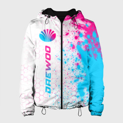 Женская куртка 3D Daewoo neon gradient style: по-вертикали