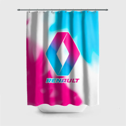 Штора 3D для ванной Renault neon gradient style