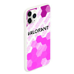 Чехол для iPhone 11 Pro Max матовый Valorant pro gaming: символ сверху - фото 2