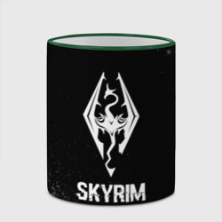 Кружка с полной запечаткой Skyrim glitch на темном фоне - фото 2