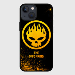 Чехол для iPhone 13 mini The Offspring - gold gradient