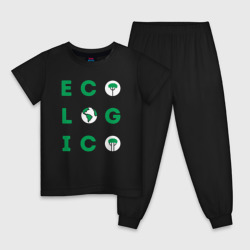 Детская пижама хлопок Ecologic