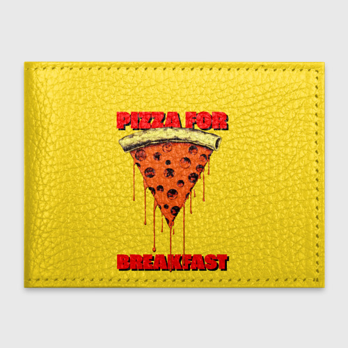 Обложка для студенческого билета Пицца - Фаст фуд, цвет бирюзовый