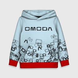 Детская толстовка 3D Omoda letters pattern