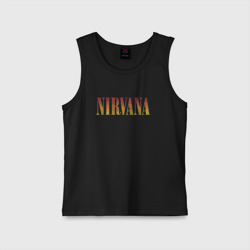 Детская майка хлопок Nirvana logo