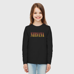 Детский лонгслив хлопок Nirvana logo - фото 2