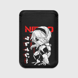 Картхолдер Magsafe магнитный Nier Automata - черный и красный