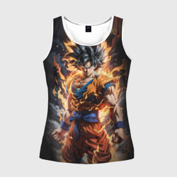 Женская майка 3D Сон Гоку - драгонболл