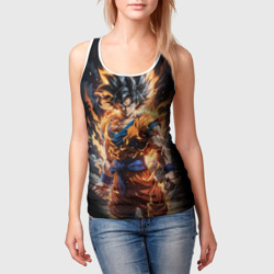 Женская майка 3D Сон Гоку - драгонболл - фото 2