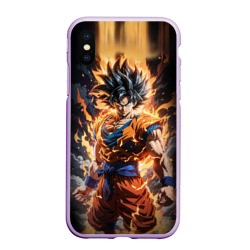 Чехол для iPhone XS Max матовый Сон Гоку - драгонболл