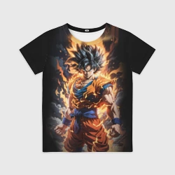 Детская футболка 3D Сон Гоку - драгонболл