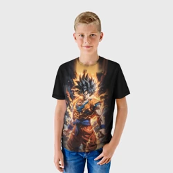 Детская футболка 3D Сон Гоку - драгонболл - фото 2