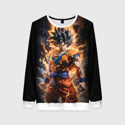 Женский свитшот 3D Сон Гоку - драгонболл