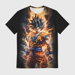 Мужская футболка 3D Сон Гоку - драгонболл