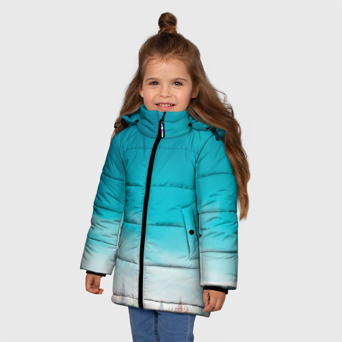 Зимняя куртка для девочек 3D Нейрокремль, цвет красный - фото 3