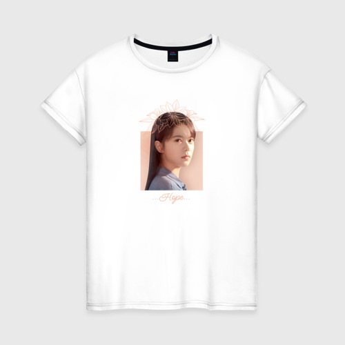 Женская футболка из хлопка с принтом Reset: Li Shiqing, вид спереди №1