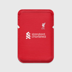 Картхолдер Magsafe магнитный Вирджил ван Дейк Ливерпуль форма 23-24 домашняя - фото 2