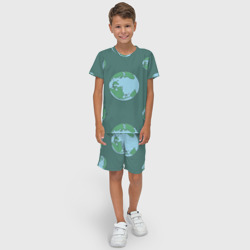 Детский костюм с шортами 3D Просто планета земля - фото 2