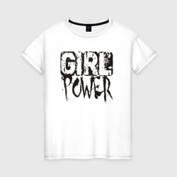 Girl power mood – Футболка из хлопка с принтом купить со скидкой в -20%