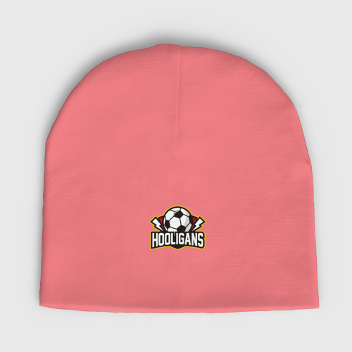 Женская шапка демисезонная Hooligans, цвет розовый
