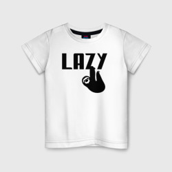 Детская футболка хлопок Lazy