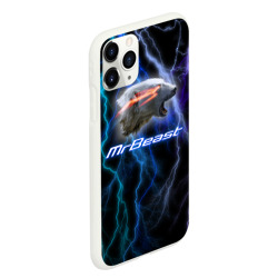 Чехол для iPhone 11 Pro Max матовый Мистер Бист - молнии - фото 2