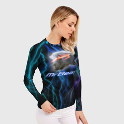 Женский рашгард 3D Мистер Бист - молнии - фото 2