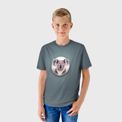 Детская футболка 3D Забавная коала - фото 2