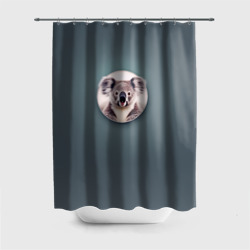 Штора 3D для ванной Забавная коала