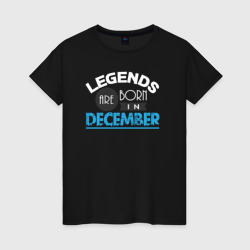 Женская футболка хлопок Легенда декабря