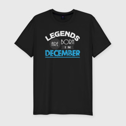 Мужская футболка хлопок Slim Легенда декабря