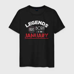 Мужская футболка хлопок Легенда января