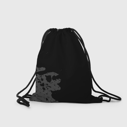 Рюкзак-мешок 3D Code Geass glitch на темном фоне: надпись, символ - фото 2