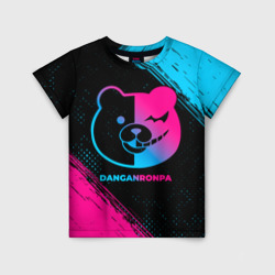 Детская футболка 3D Danganronpa - neon gradient