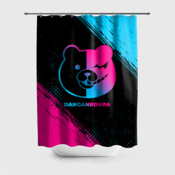 Штора 3D для ванной Danganronpa - neon gradient