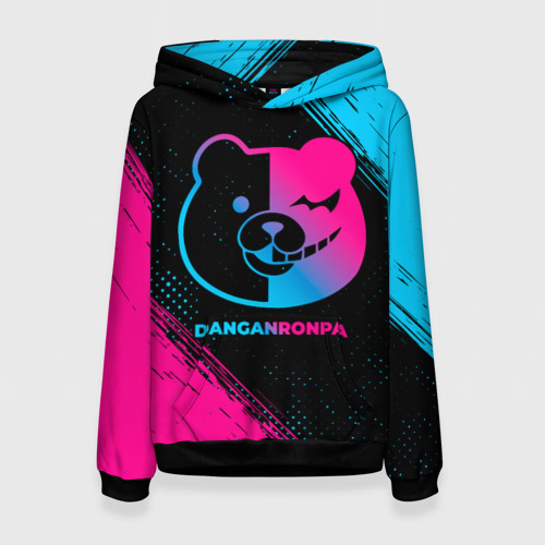 Женская толстовка 3D Danganronpa - neon gradient, цвет 3D печать