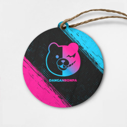 Деревянная игрушка круг Danganronpa - neon gradient